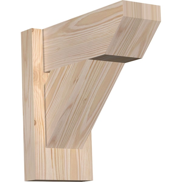 Ekena Millwork Traditional Slat Smooth Outlooker, Douglas Fir, 5 1/2"W x 12"D x 12"H OUT06X12X12TRA06SDF - main